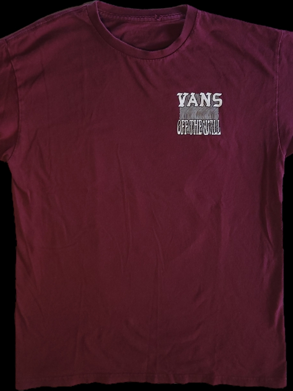 Vans Men’s Burgundy 'Off The Wall' Graphic Tee